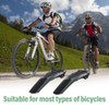 Dhqkqg Bicycle Mudguard Set, 2 Pieces Mudguard Mountain Bike, MTB