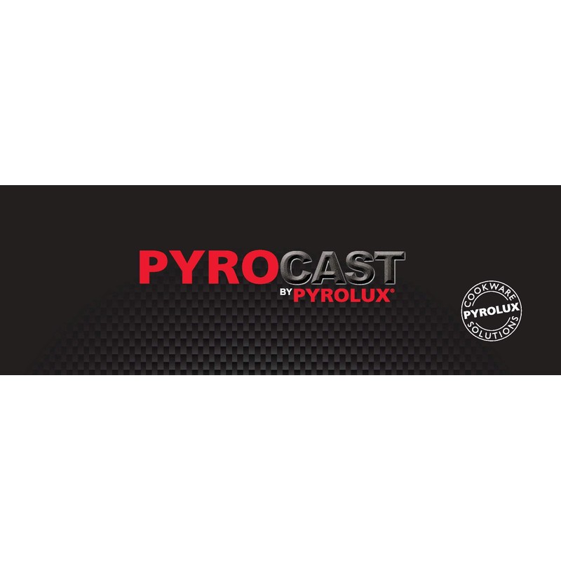 Pyrolux Pyrocast Skillet, 10 cm with Maple Tray Black