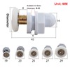 Qikuver Shower Cubicle Rollers, Pack of 4 Replacement Rollers, Shower