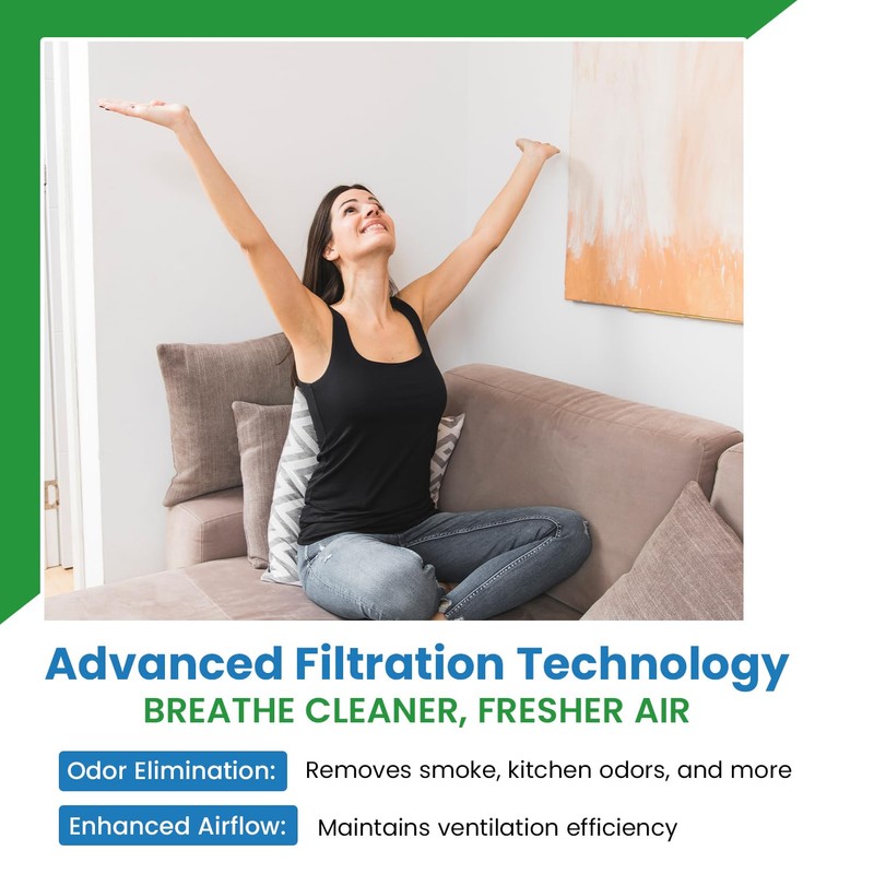 Filter Everything Floor Vent Heat Register Air Filter, with Activated