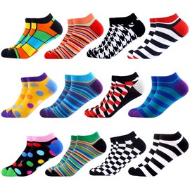 WeciBor Men's Socks Colourful Casual Patterned Socks Combed Cotton Fantastic Unusual Novelty Socks - Deb052-01