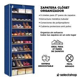 Mueble Zapatera Armario Organizador Repisa Armable Multiusos