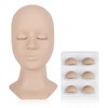 LASHVIEW Lash Mannequin Head , with 4 Pairs Replaced Eyelids