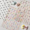 Tiny Knot Ribbon Nail Sticker Drawing Metal Nail Sticker / 쪼꼬미 매듭 리본네일스티커 드로잉 메탈네일스티커