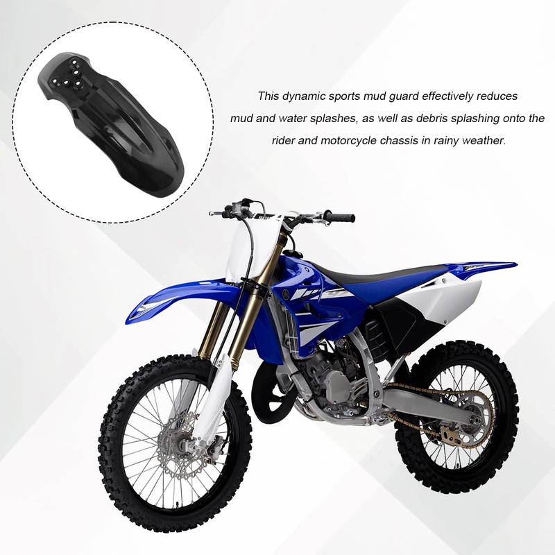Motorcycle Front Wheel Mudguard, Motorbike Front Fender Protector Parts, Bicycle