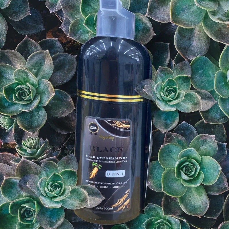 Black Hair Dye Cubre Canas Shampoo Colores Tik Tok
