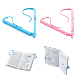 Book Clip [2 Pack] Flip Clip Book Holder Page Opener, Lightweight and Portable, Suitable for Study, Desk Work, Home Office, School, Library