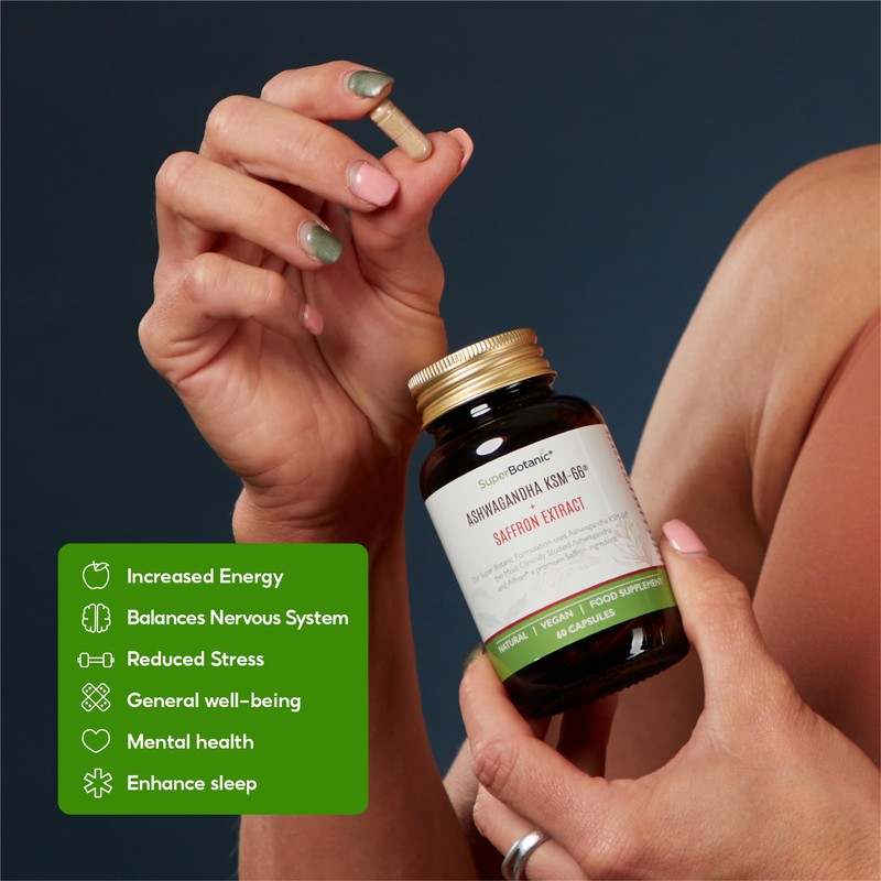 Super Botanic Super Botanic Ashwagandha KSM 66 ? 60 Vegan