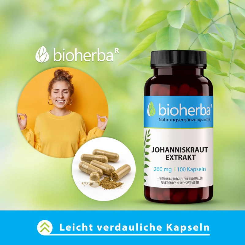 BIOHERBA PZN 17191352 St. John's Wort Capsules - Pack of
