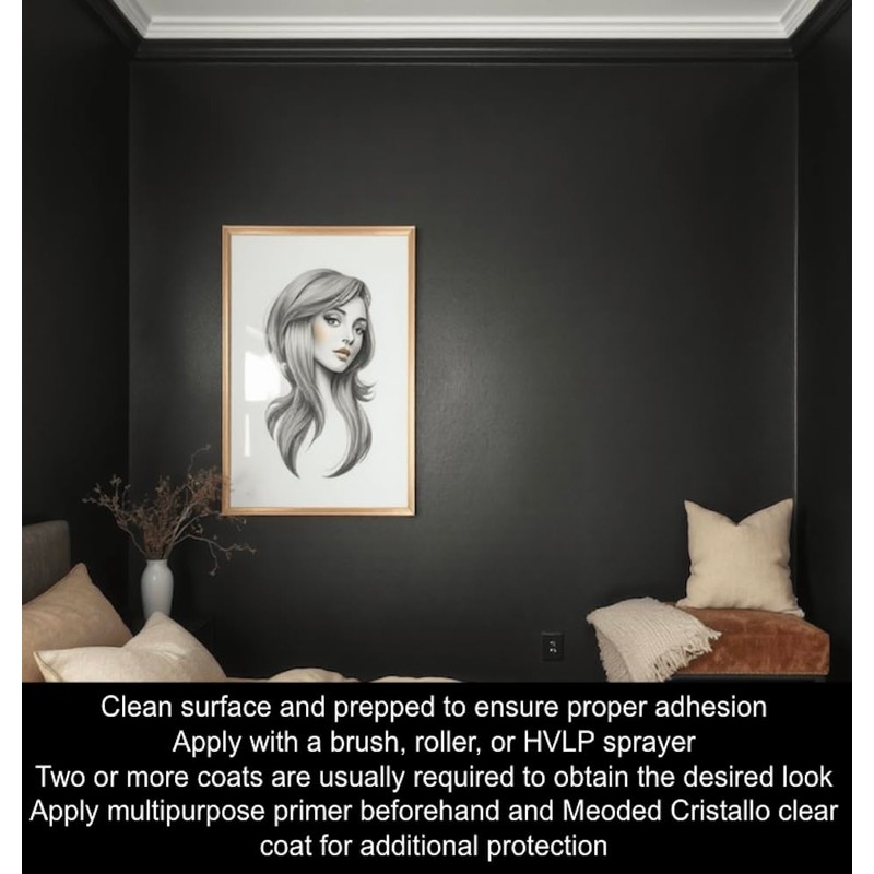 Meoded Paint & Plaster | Sapphire Metallic Paint | Interior