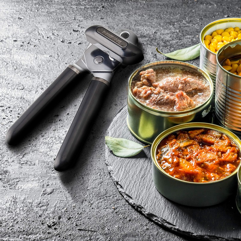 Farberware Professional Can Bottle Opener, 7.87-Inch, Black