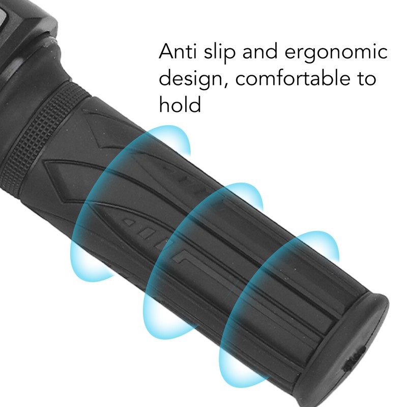 1 Pair Electric Bike Throttle Grip Rubber Twist Throttle Grips
