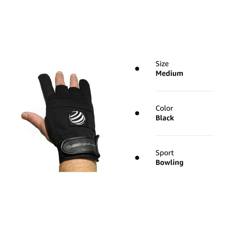 bowlingball.com Monster Grip Bowling Glove (Medium, Right)