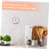 Ciieeo Mini Bathroom Clock Cup Creative Design for Easy Installation