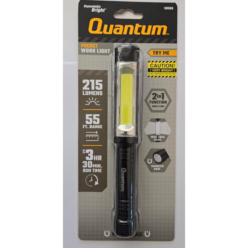 LED Pocket Work Light 215 Lumens of Light Output with