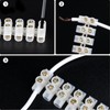 6 Pcs Electrical Connector Blocks 3A 15A 12 Way Dual