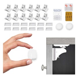 Eco-bebé Cerraduras Magnéticas Para Gabinete (6 Cerraduras Y