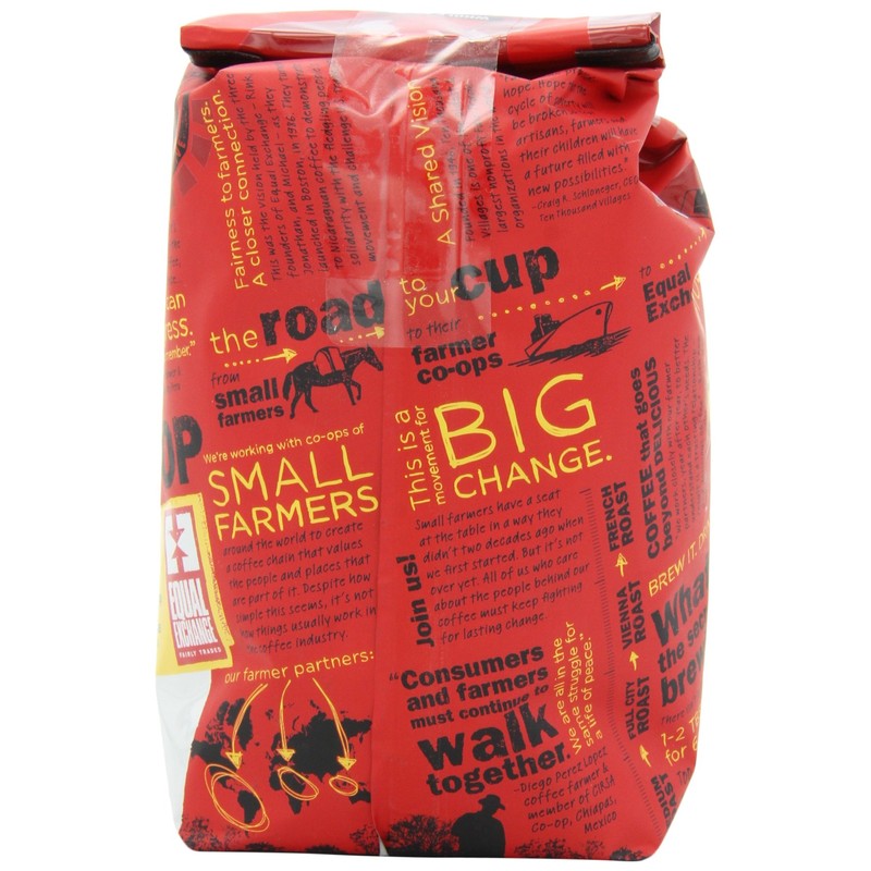 Equal Exchange Organic Coffee Bean, Love Buzz Blend, 12-Ounce Bag