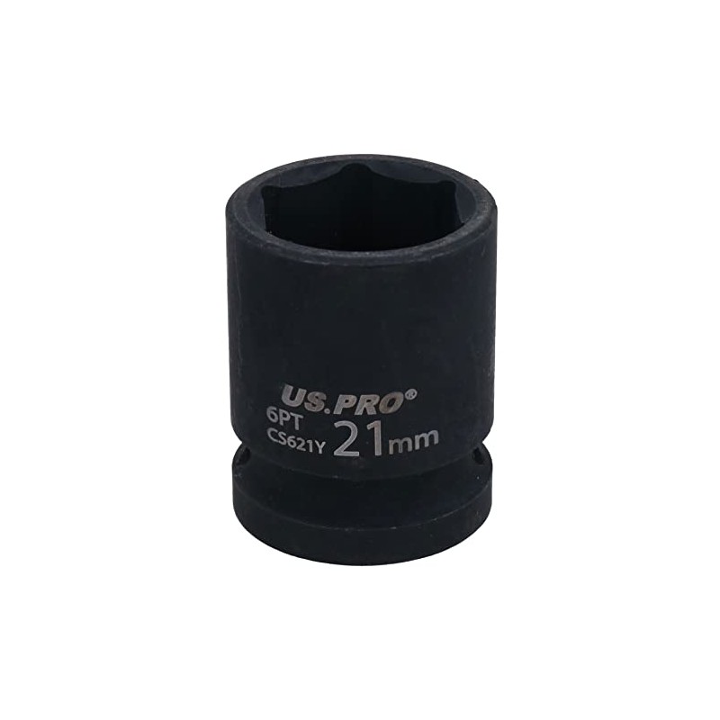 21mm Metric Shallow Impact Impacted European Style Socket 1/2" Drive