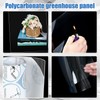 Pushglossy Polycarbonate Roofing Sheet 1mm Greenhouse Clear Film 20' x