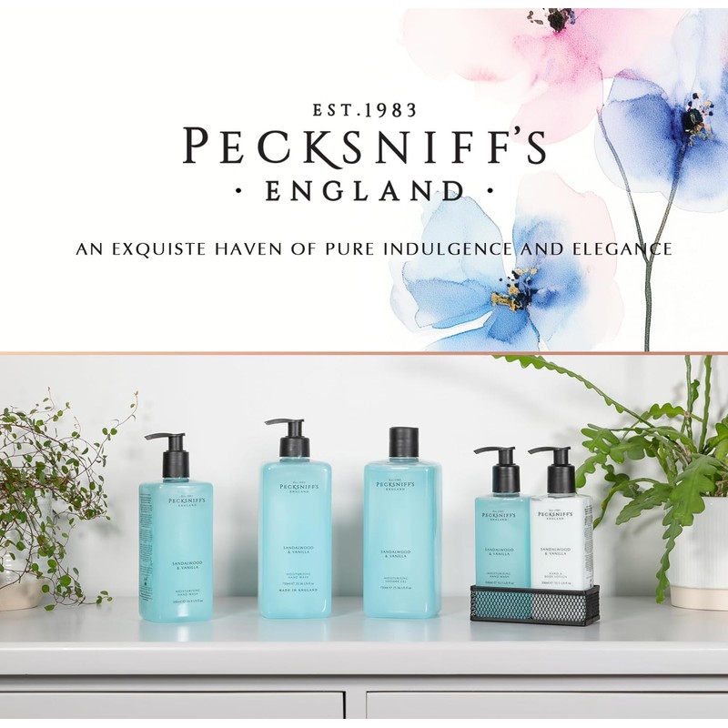 Pecksniff's Kitchen Soap Dispenser Set, Moisturizing Liquid Hand Soap Lotion