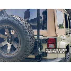 Redrock 4x4 48-Inch Extreme Recovery Jack; Black