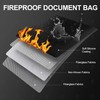 ImnBest Fireproof and Waterproof Bag, Fireproof Wallet Briefcase for A4