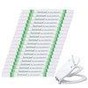 Germiwipe Printed Toilet Seat Band,toilet seat strips,Paper,(Case of 1000),16.5 Inch