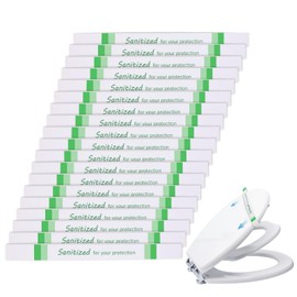 Germiwipe Printed Toilet Seat Band,toilet seat strips,Paper,(Case of 1000),16.5 Inch Long x 1.375 Inch Wide
