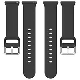 TenCloud 4 Pack Straps Compatible with Hwagol G28/G20 Smartwatch Bands Replacement Silicone Breathable Sport Wristbands (Black+Nave+Green+White)