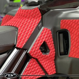 Proven Design Products 2023 Ski-Doo 850 SUMMIT DIAMOND GRIP KNEEPAD KIT by PDP RED