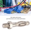 50Pcs Banana Plugs Hex Thread High Accuracy Good Transmission Performance