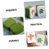 Baluue 4pcs Mahjong Powder Makeup Sponges for Blending Liquid Foundation
