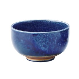 Tableware East Donburi (Small), 5.1 inches (13 cm), Kiln Dilabo, Japanese Tableware, Ron, Bowl (Lazur)