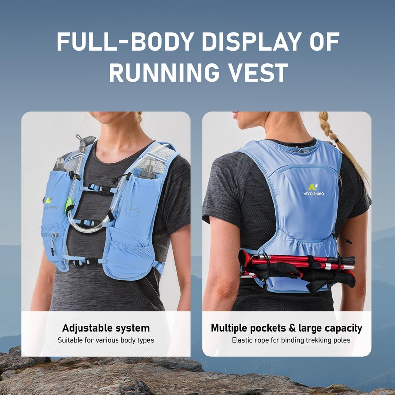 N NEVO RHINO Small Running Vest for Women, Lightweight Hydration
