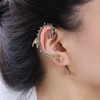 Yheakne Punk Dragon Cuff Wrap Earrings Gold Dragon Ear Climber