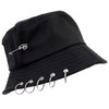 Seiya International Korean Design Ring Bucket Hat - bucket blk