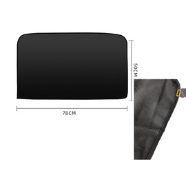 Car Window Sun Shade for Rear Side Window, 2PCS Mesh Car Sun Shade Mosquito Net Curtain, Universal Automobile Side Window Sunshade Curtain