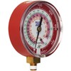 Yellow Jacket 49137 3-1/8" Red Pressure, 0-800 psi, R-22/404A/410A Gauge