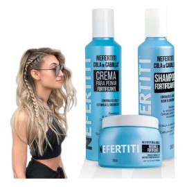 Kit Tratamiento Cola De Caballo Mayor Crecimiento Nefertiti
