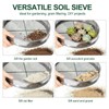 11.8 Inch Garden Soil Sifter Set Dirt Sifter with Interchangeable