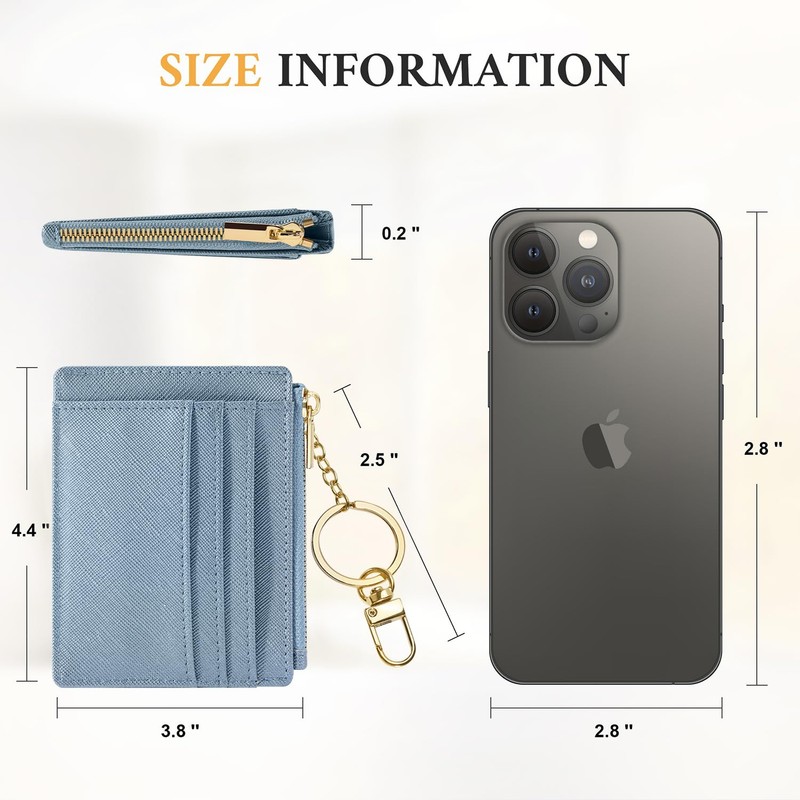 Sodsay Card Case Slim Front Pocket Wallet for Women Credit