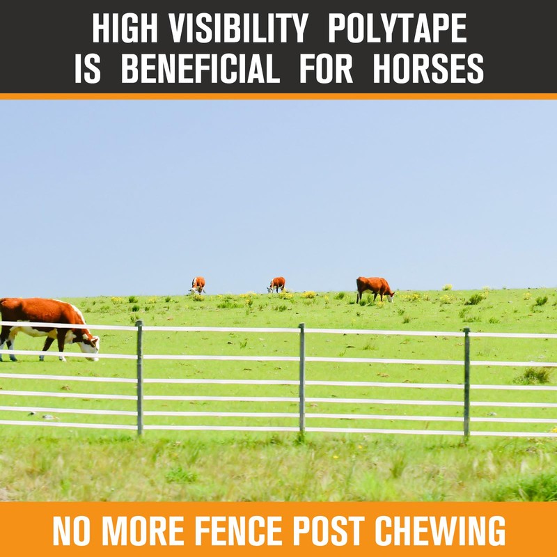Wowangce 1 Roll 1 Inch x 2000 ft Electric Fence