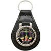 Russell Scottish Clan Leather Keyring
