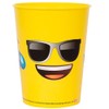 Unique Plastic Stadium Cup - 16oz, Emoji Faces, 1 Pc