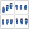 LiGuVCY Blue 6-68mm 8 Pcs Diamond Core Drill Bit Set,