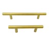 AcbbMNS 20Pcs Gold Kitchen Cabinet Handles 96mm Hole Center, Brushed