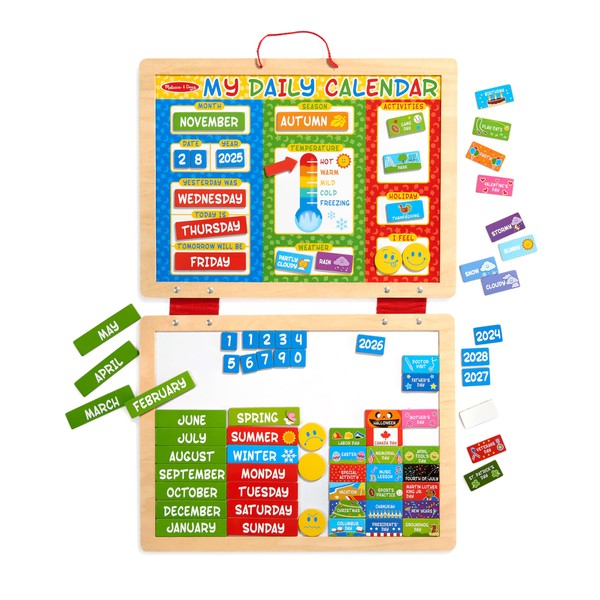 Melissa & Doug My First Daily Magnetic Calendar - Activities