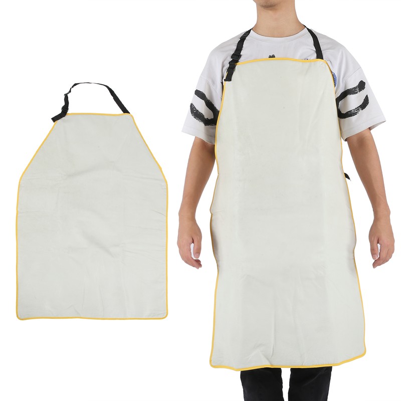 Leather Apron Low Temperature Resistant AntiLiquid Antifreeze Nitrogen Thick Lightweight