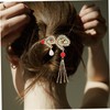 Baluue Chinese Tassel Hair Clip Elegant Ancient Design and Crystals